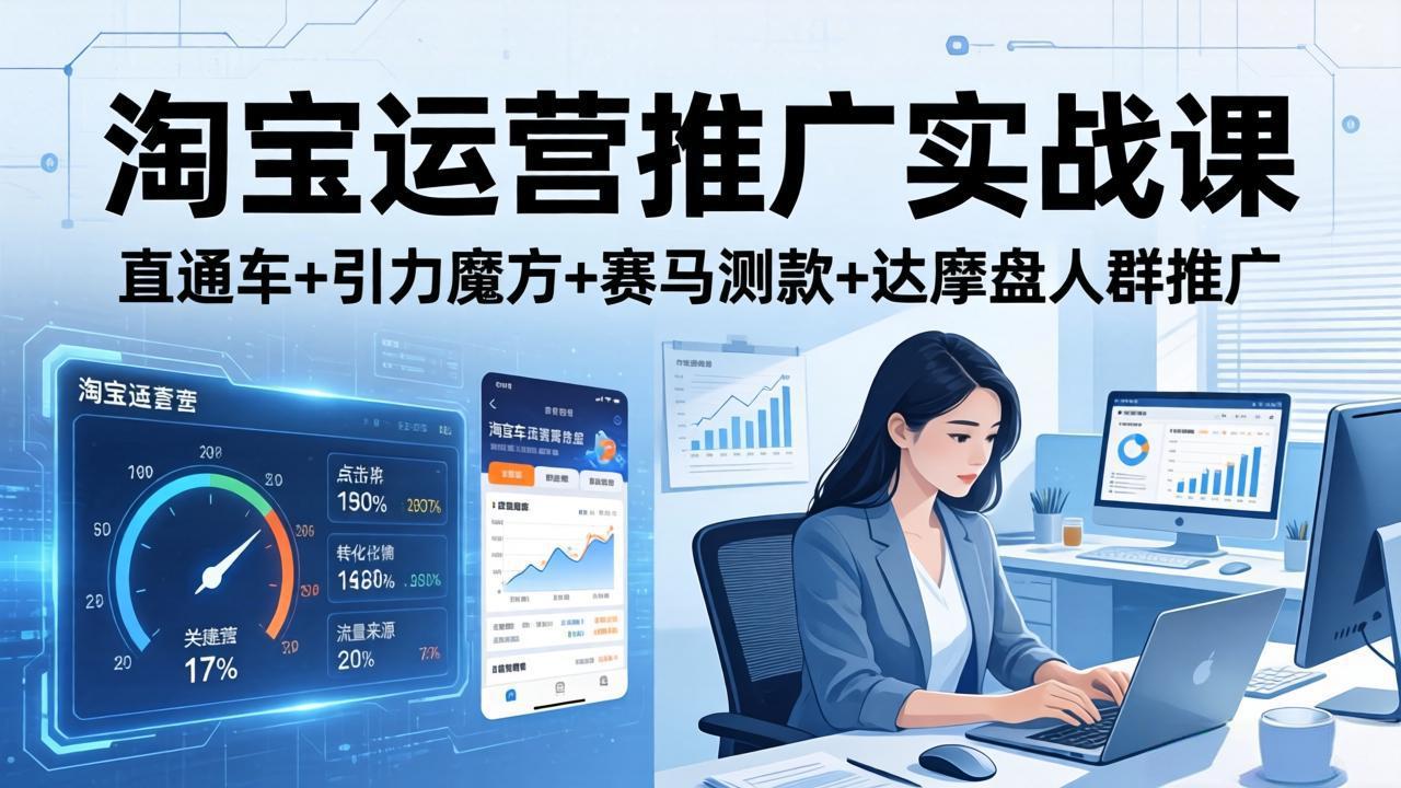 淘宝运营推广实战课(更新26年4月
