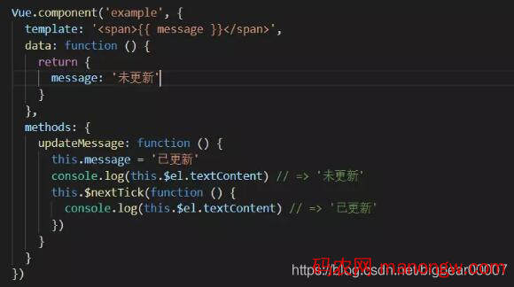 VUE异步更新DOM – 用$nextTick解决DOM视图的问题-偶像资源网