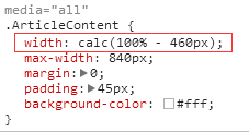 巧用CSS3的calc()宽度计算做响应模式布局-偶像资源网