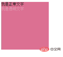 如何使用css设置文字透明背景不透明-偶像资源网