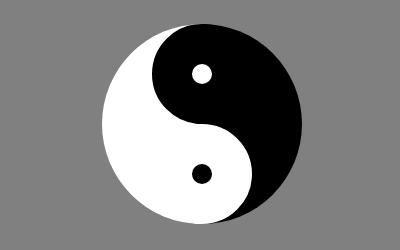 用一个div加一段css代码画一个太极图-偶像资源网