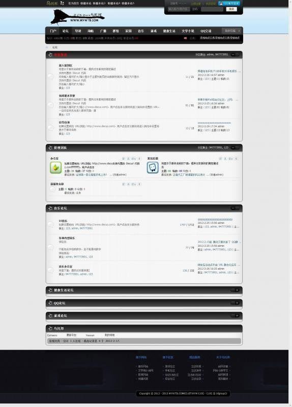 Discuz! x2.5乌托邦模板-偶像资源网