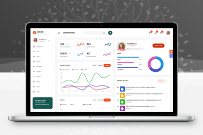 【编号286】工作招聘面试OA系统后台模板-Jobick