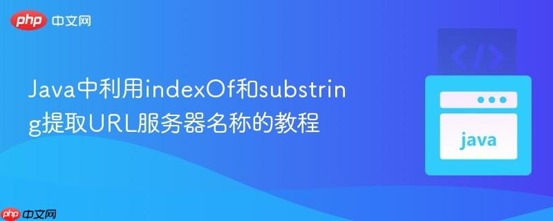 Java中利用indexOf和substring提取URL服务器名称的教程