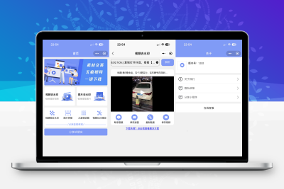 2023新版 多功能去水印工具微信小程序源码_带流量主功能