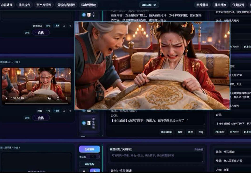 【爆款精品】AI漫剧/短剧无限出视频一站式爆款制作软件(本地部署) 【爆款精品】AI漫剧/短剧无限出视频一站式爆款制作软件(本地部署)