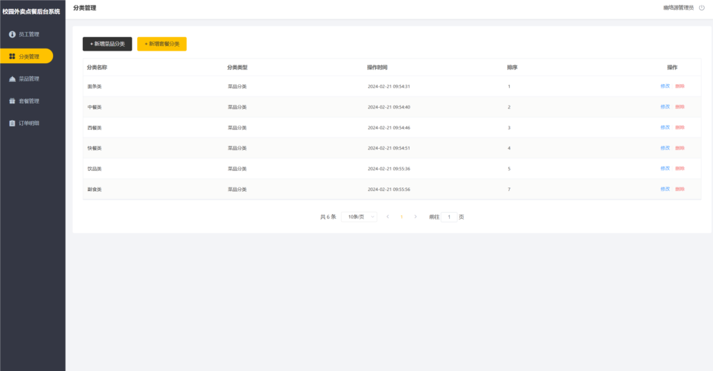 校园点餐外卖跑腿系统Java源码
