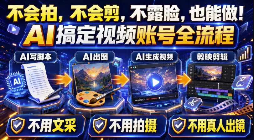 AI短视频起号实战项目,用AI做视频起号,45天涨粉12W,一条广告8.5k,广告接到手软,引流、变现两不误! AI短视频起号实战项目,用AI做视频起号,45天涨粉12W,一条广告8.5k,广告接到手软,引流、变现两不误!