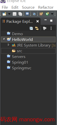 1605749787556915 eclipse输出Hello World的实现方法
