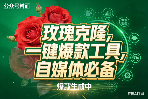 (17813期)玫瑰克隆,ai鲁大魔工具,自媒体必备神器,一键爆款,详细教程。 (17813期)玫瑰克隆,ai鲁大魔工具,自媒体必备神器,一键爆款,详细教程。