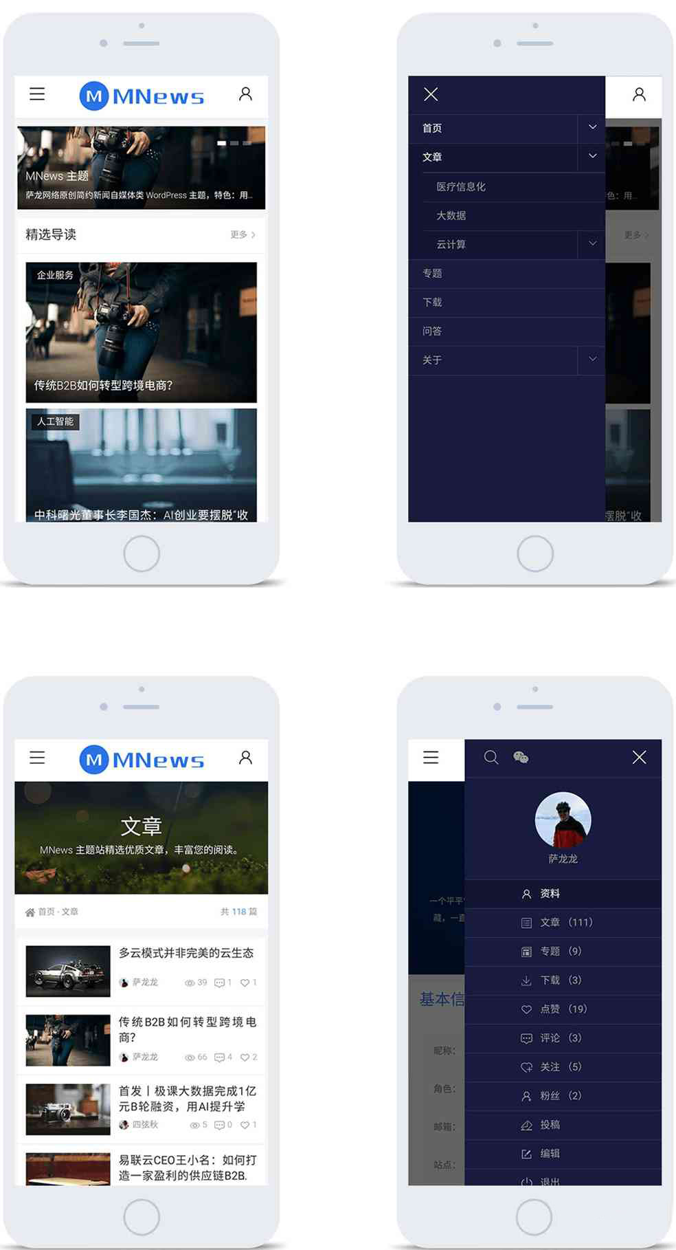 WordPress新闻自媒体主题MNews v2.4去限制开心版