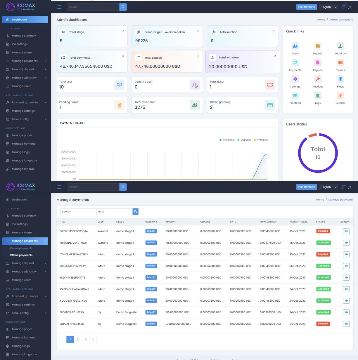 数字资产虚拟货币与代币交易平台源码