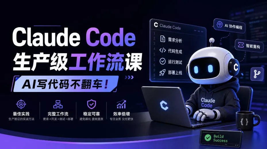 Claude Code生产级工作流课,AI写代码不翻车!【原创双语字幕】 Claude Code生产级工作流课,AI写代码不翻车!【原创双语字幕】