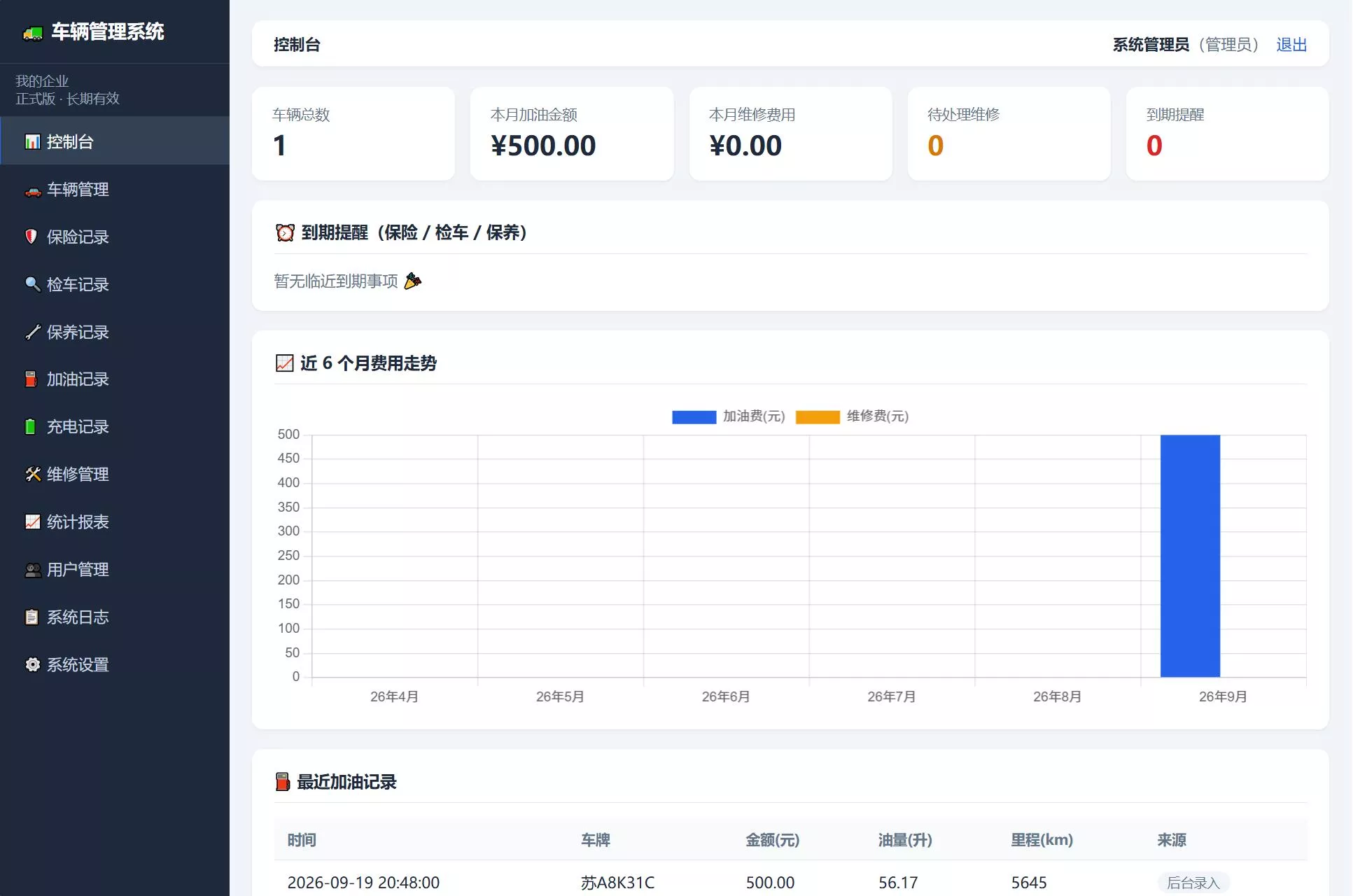 车辆管理系统网站源码 车辆管理系统网站源码
