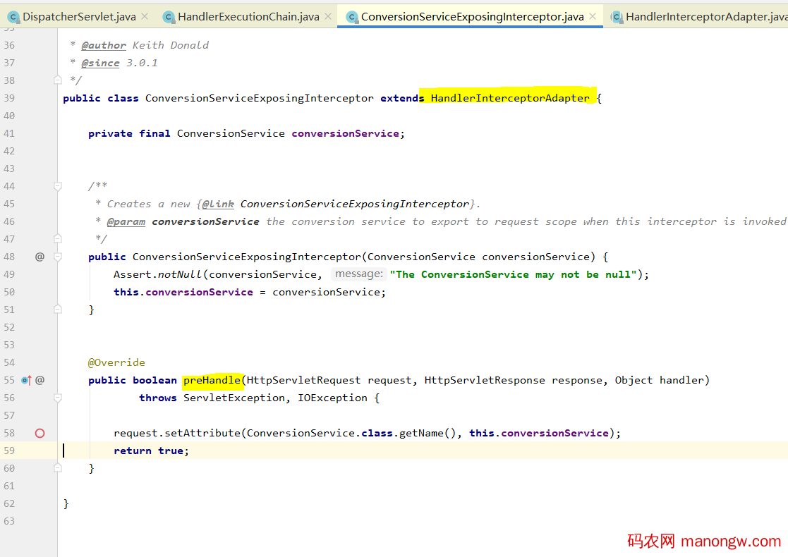 1604107232747256 Spring HandlerInterceptor实现原理代码解析